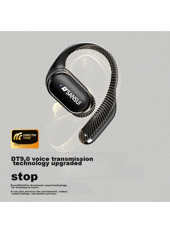 Sansui Tw50 Bluetooth Headphones, Over-ear Bone Conduction Concept, Open-ear Sports Style, Compatible With Huawei And Sony, White - Image 3