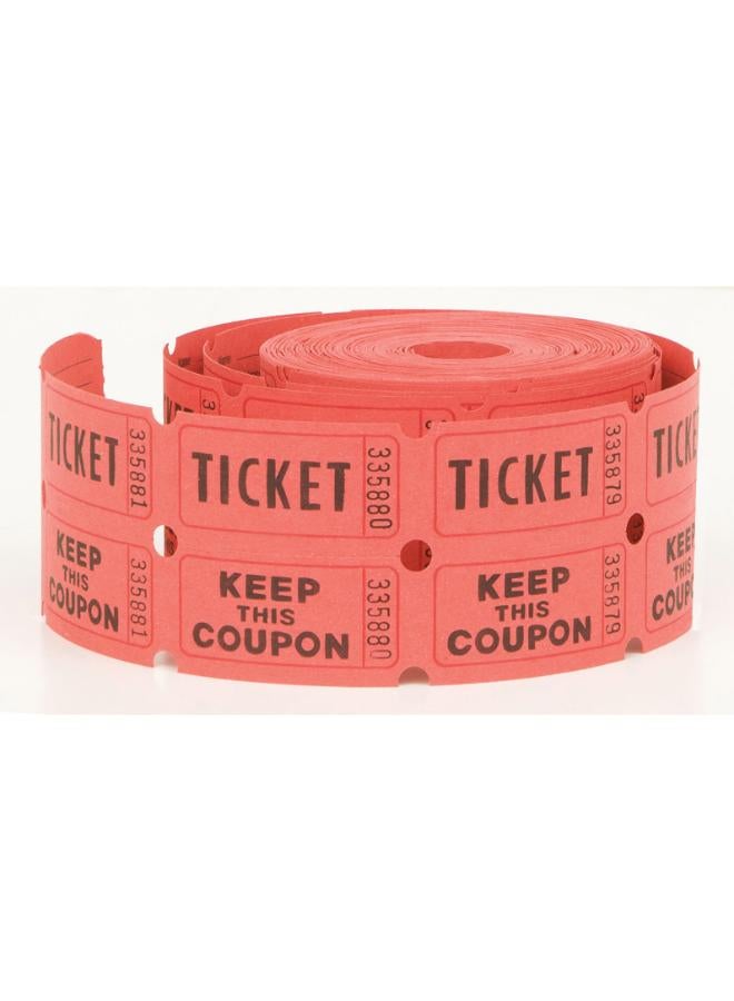 Unique Double Roll Ticket - Image 1