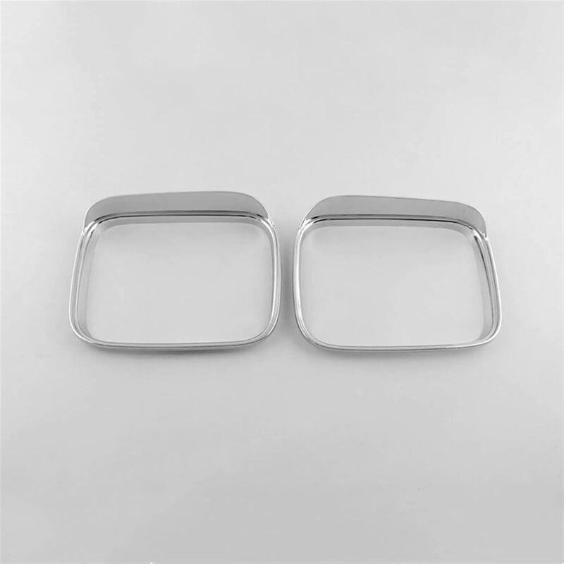 QASULER ABS Matte Car Rearview Mirror Rain Cover Trim - Image 1