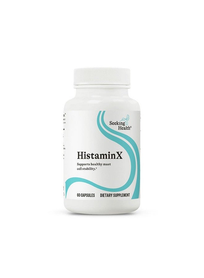 Seeking Health Seeking Health HistaminX, Histamine Support with Bioflavonoids, Natural Nettle, Quercetin, Rutin, Bromelain, for Immune System and Inflammation Support, Seasonal Support, Vegetarian (60 Capsules)  - Image 1