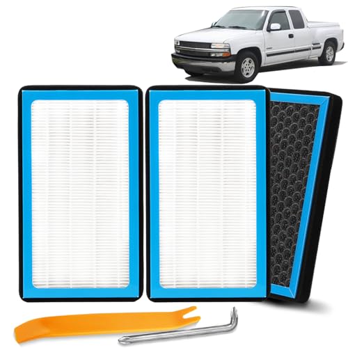 SEINECA 6001C Cabin Air Filter Compatible with Chevy Silverado 1500 Avalanche2500 Suburban 3500 Cadillac Escalade GMC Sierra Yukon Replaces Car Cabon Air Filters OEM CAF1707 Replacement - Image 1