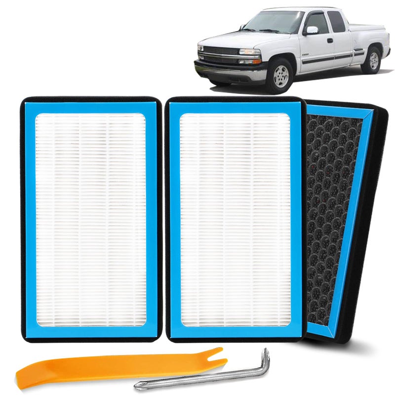 SEINECA 6001C Cabin Air Filter Compatible with Chevy Silverado 1500 Avalanche2500 Suburban 3500 Cadillac Escalade GMC Sierra Yukon Replaces Car Cabon Air Filters OEM CAF1707 Replacement - Image 3