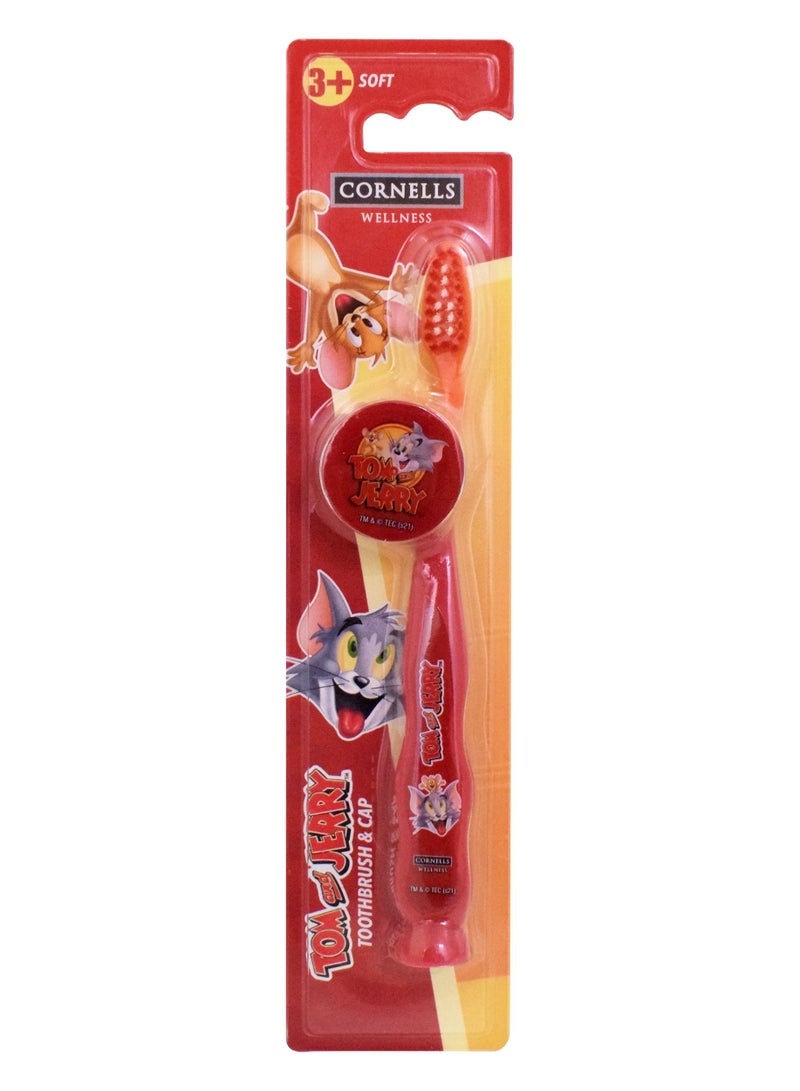 CORNELLS WELLNESS Cornells Tom and Jerry Tooth Brush and Cap - Image 3