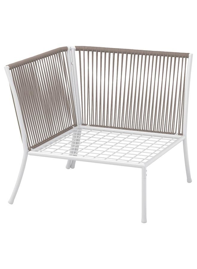 erorex Corner Section, Outdoor, White/Beige - Image 1