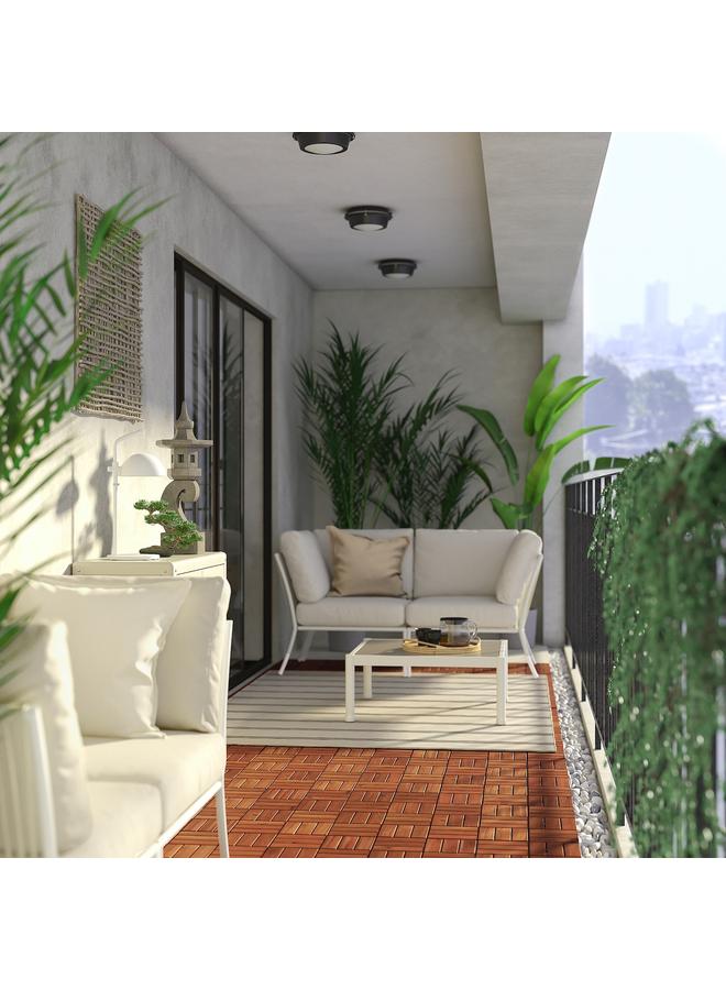 erorex Corner Section, Outdoor, White/Beige - Image 2