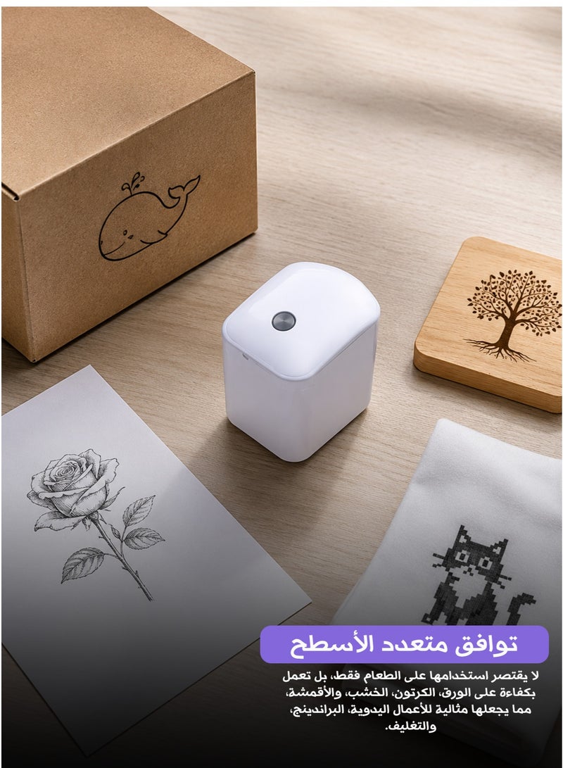 Portable Food-Grade Inkjet Printer – Creative Printing on Any Surface - Image 3