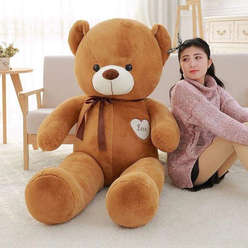 Y&D Hot Sell 80cm to 180cm Giant Teddy Bear – Soft Stuffed Animal Toys for Valentine's Day Gift, Cuddly Love Teddy for Bedtime Hugs - Image 3