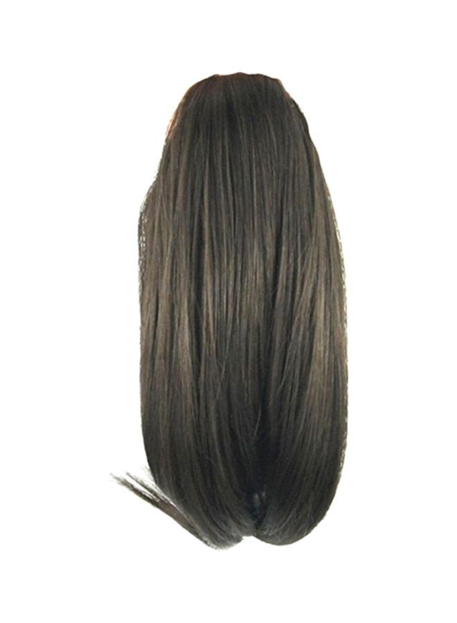 NIBEMINENT Human Hair Wig Black/Brown