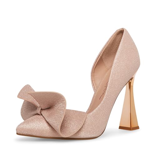 Betsey Johnson Women's Nobble Pump, Champagne, 9 - Image 1