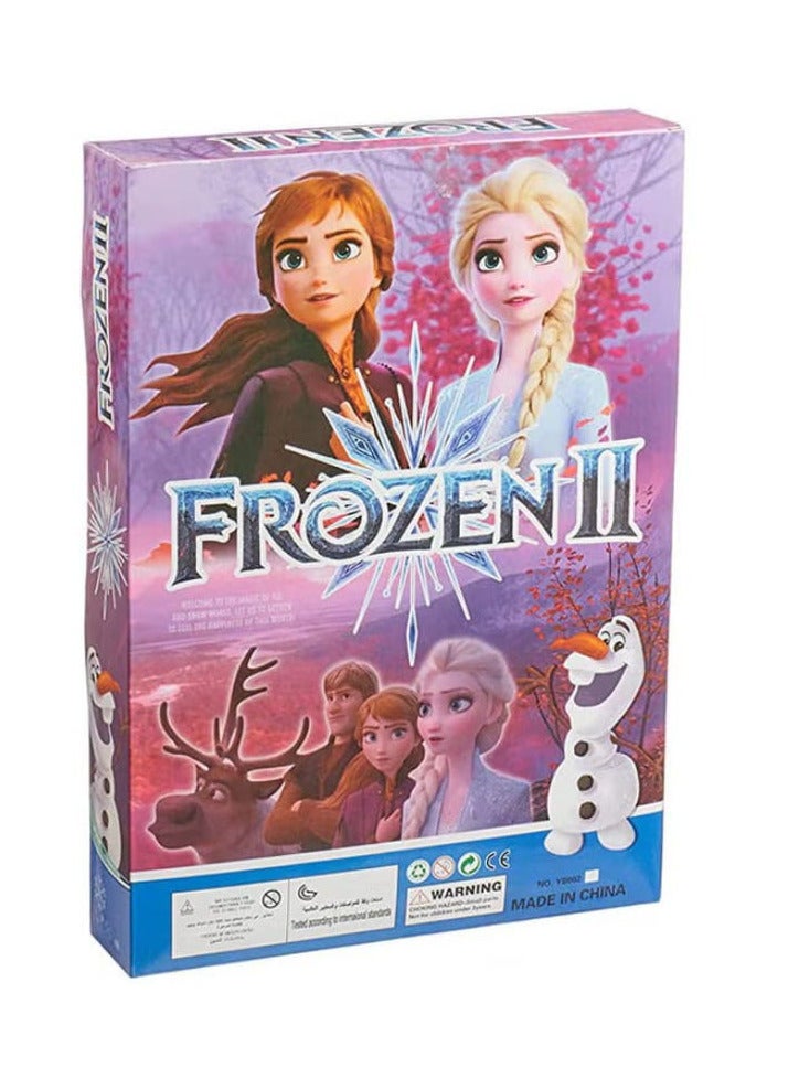 دمية فروزن للبنات، قطعتين - متعددة الألوان - Image 1