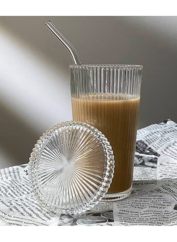 كوب الايس كوفى الكريستال معاها غطاء وكمان ينفع كوستر - Image 3