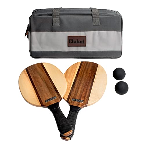 Elakai Outdoor Games for Adults and Family Premium Carry Bag Included Paddle Ball Set - Image 1