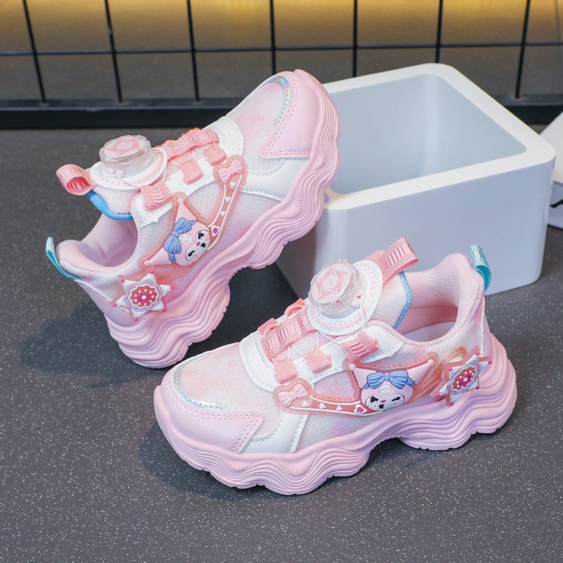 Mesh Sneakers Lightweight Flexible Sole Walking Shoes For Kids Indoor And Outdoor Activities - Image 1