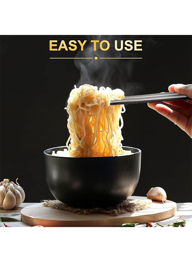 10 Pairs Dishwasher Safe Fiberglass Chopsticks Set, Reusable Japanese Chinese Chopsticks, Non-Slip, Easy to Use, Japanese Chinese Chop sticks for Home and Restaurant - Image 5