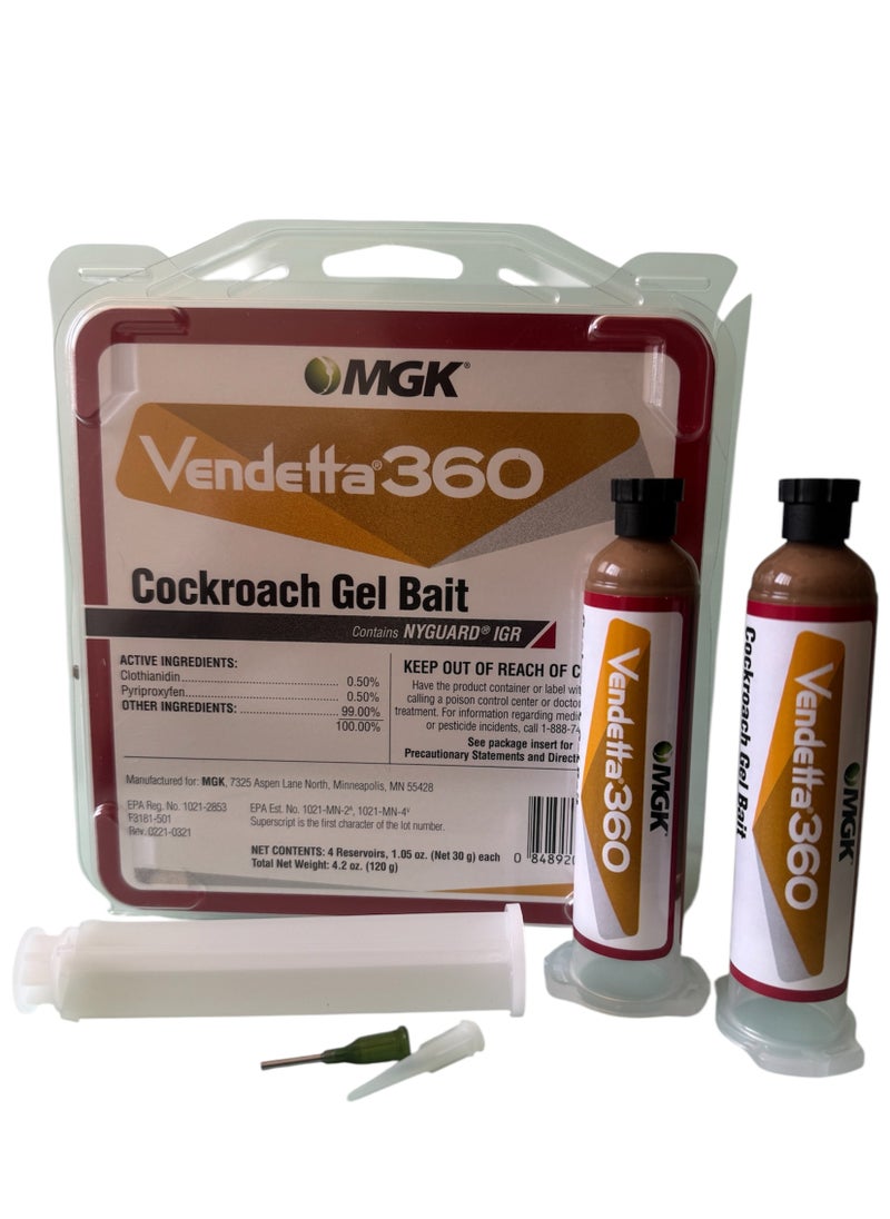 Vendetta Vendetta 360 cockroach Gel with IGR (Insect Growth Regulator) 2 Tube 2x30gram 