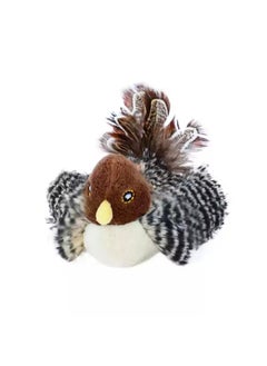 Intelligent Simulation Vocal Bird Teasing Cat Toy - Scratch resistant Bite resistant Cat Self Hi Companion with Feathers+Chirp Sound