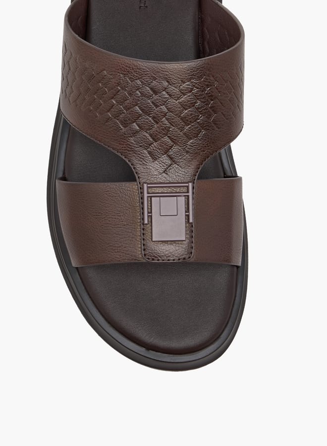 Le Confort Men Metal Accent Slip-On Arabic Sandals - Image 3