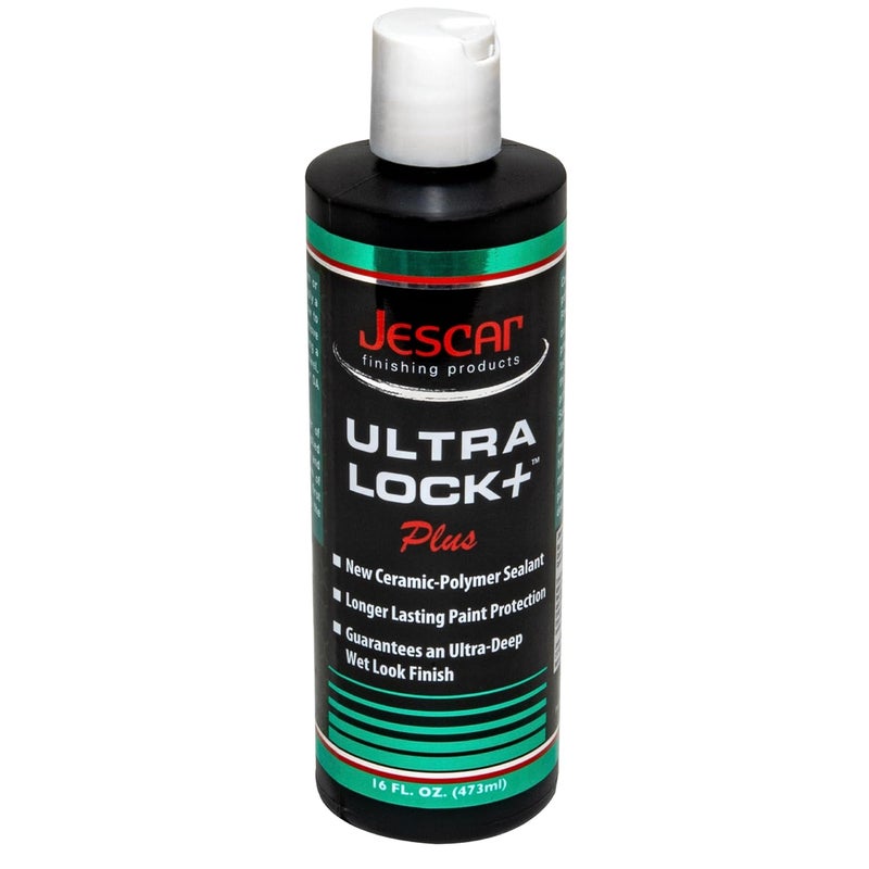 Jescar Ultra Lock + - 16oz | SiO2-Infused Advanced Polymer Sealant for Long-Lasting Paint Protection and High Gloss Finish – UV Protection, Easy Application, Safe for Cars, Boats, RVs, and Motorcycles - Image 1