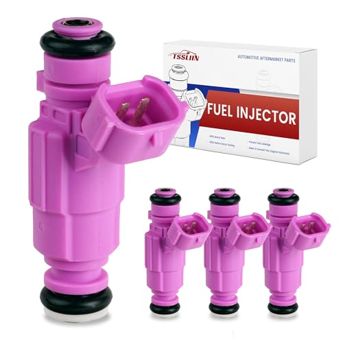 TSSLIIN Fuel Injectors Fit for-Hyundai Accent 2006-2011, for-Kia Rio Rio5 2009 2010 2011 1.6L L4, High Performance Injectors Replacement OE 3531037170 35310-37170 FJ989 (4PCS) - Image 1