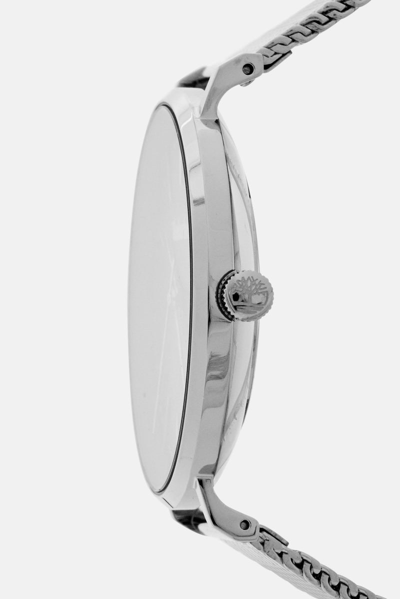 Timberland Men TDWGH0029302 Stainless Steel Analog Watch 42 mm, Silver  - Image 4