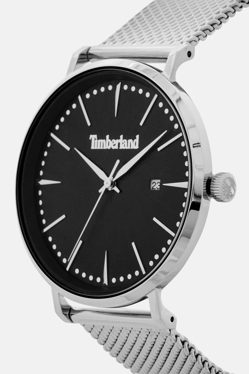 Timberland Men TDWGH0029302 Stainless Steel Analog Watch 42 mm, Silver  - Image 3