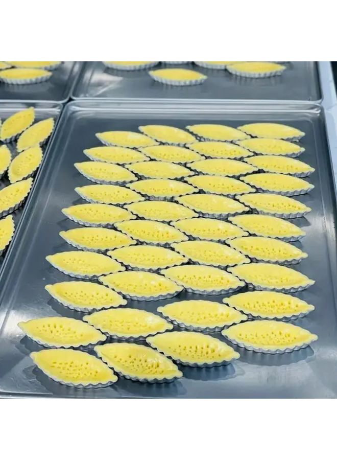 C14 5 Pieces Ship Shaped Mini Pie Plate Baking Mold Easy Demoulding - Image 4