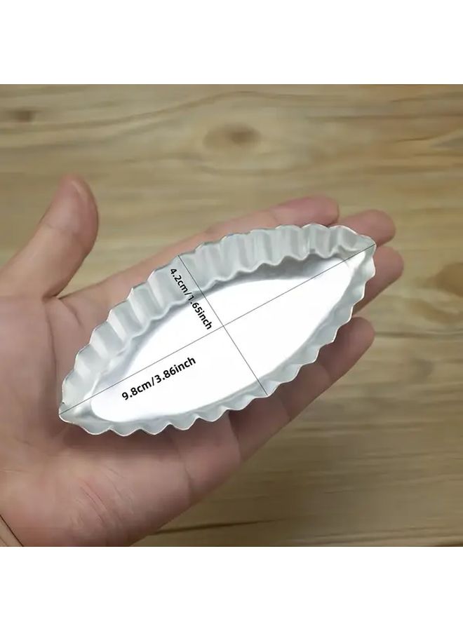 C14 5 Pieces Ship Shaped Mini Pie Plate Baking Mold Easy Demoulding - Image 3