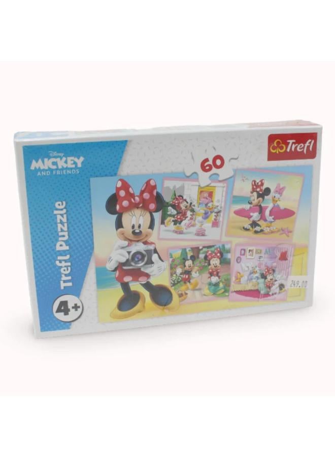Trefl Lovely Minnie Puzzle - 60 Pcs - Image 1