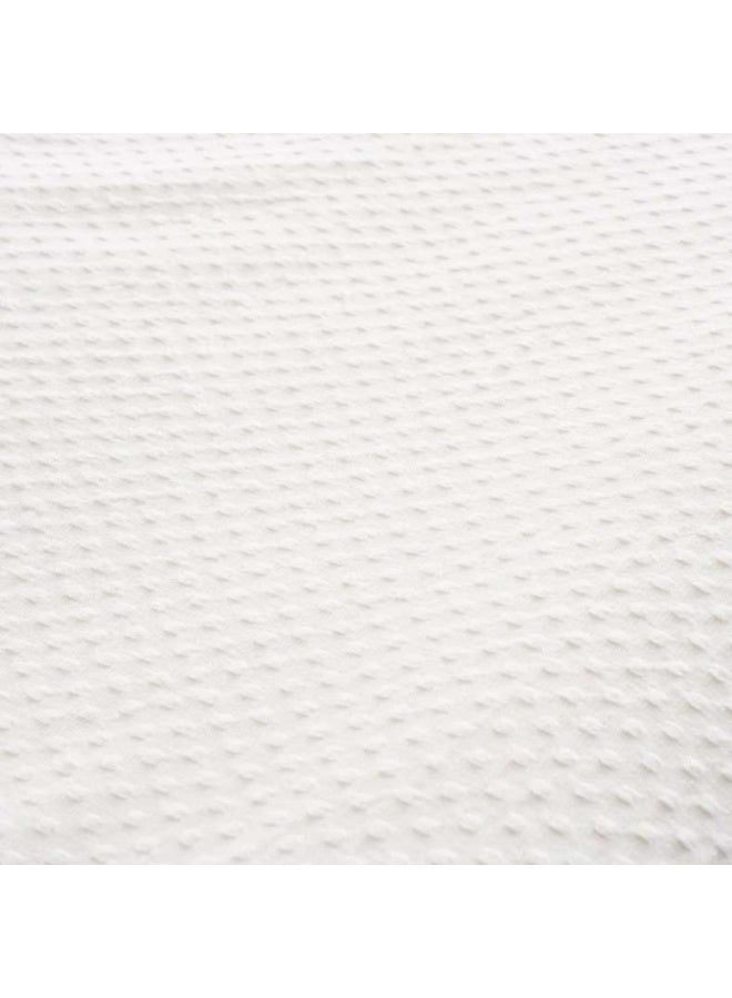 Pan Home Dobby Squares Soft Cotton Bedspread - White - Image 3