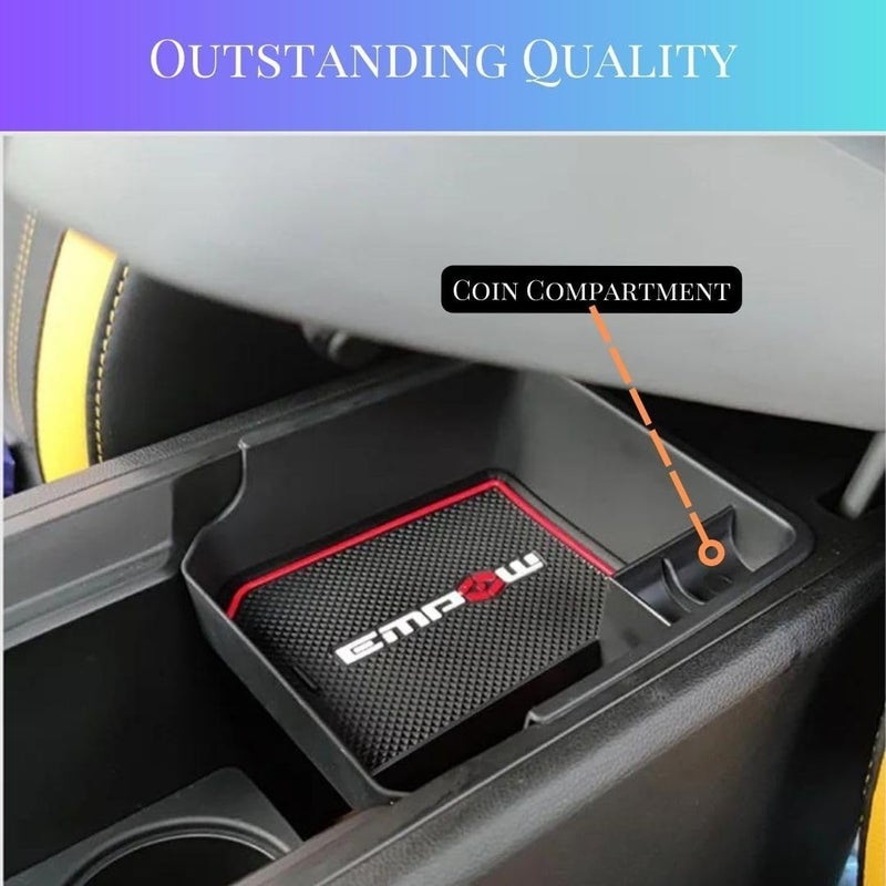 TRX AUTO Center Armrest Console Organizer for GAC Empow 2021-2024 | Storage Box Tray | Car Interior Accessories - Image 2