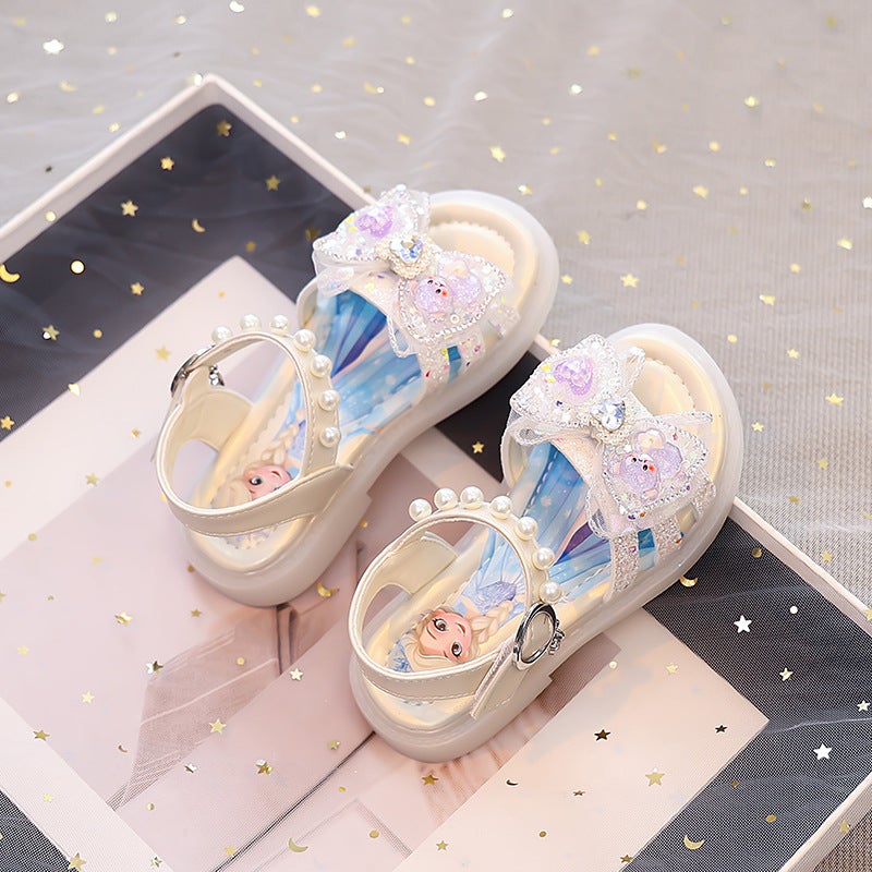Princess Shoes Baby Medium And Large Children'S Sandals Children'S Summer Sandals Soft Sole Casual Children'S Sandals - Image 4