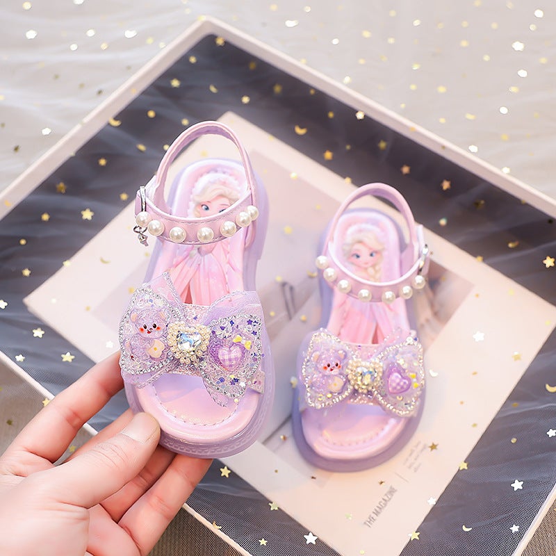 Princess Shoes Baby Medium And Large Children'S Sandals Children'S Summer Sandals Soft Sole Casual Children'S Sandals - Image 5