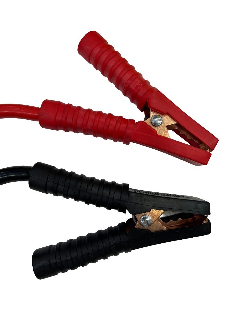 رويال - كابل معزز للسيارة شديد التحمل 2000 أمبير 3 أمتار 1.7 كجم، كابلات توصيل سلك طاقة معززة للبطارية، كابلات معززة للسيارات لبدء تشغيل البطاريات الميتة أو الضعيفة مع حقيبة حمل (أحمر وأسود) - Image 3