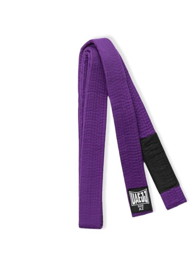 UAEJJ Jiu Jitsu Kimono Karate & Martial Arts Belt For Adults (Purple)  - Image 2