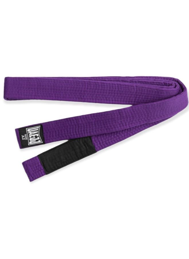 UAEJJ Jiu Jitsu Kimono Karate & Martial Arts Belt For Adults (Purple)  - Image 1