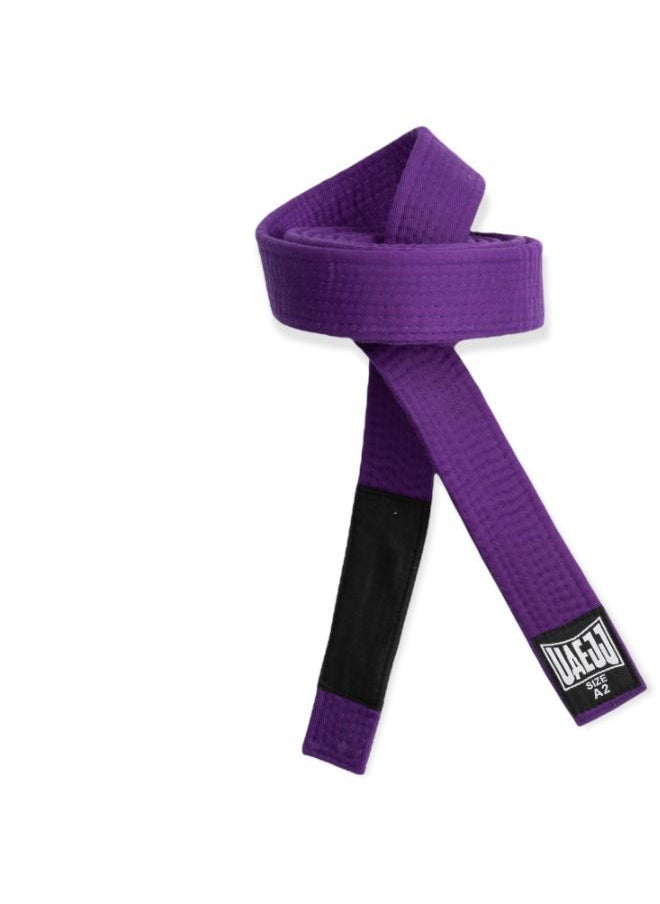 UAEJJ Jiu Jitsu Kimono Karate & Martial Arts Belt For Adults (Purple)  - Image 3