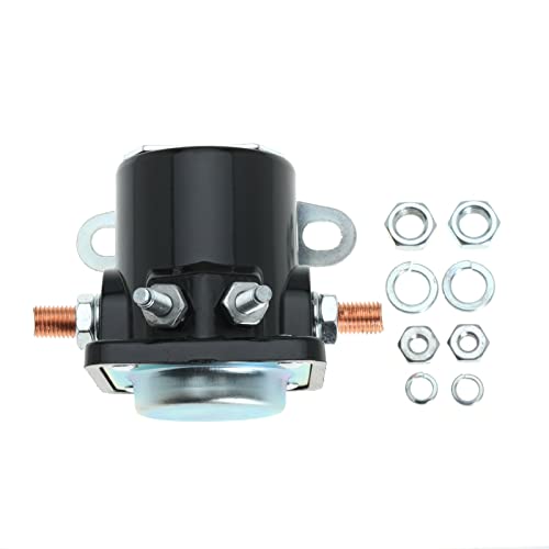 YRANZO 12V Heavy Duty Solenoid For Ford Replace Sw-3 SNL135 B-6A-11450A B6A-11002A B4TZ-11002-A D2AF11450AA 50-430 C6AF C7AF C9AF C3912 SS581T 4 Terminal Hot Rod Starter Relay Solenoid - Image 3