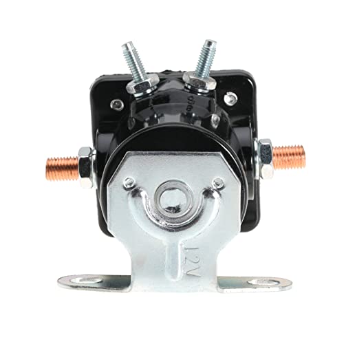 YRANZO 12V Heavy Duty Solenoid For Ford Replace Sw-3 SNL135 B-6A-11450A B6A-11002A B4TZ-11002-A D2AF11450AA 50-430 C6AF C7AF C9AF C3912 SS581T 4 Terminal Hot Rod Starter Relay Solenoid - Image 4