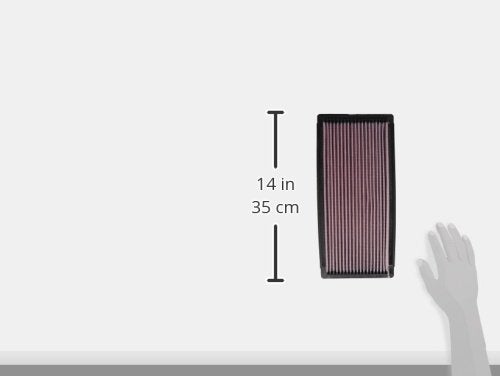 K+N فلتر هواء المحرك الأصلي عالي التدفق من K&N: زيادة القوة: ممتاز، قابل للغسل: متوافق مع FORD من 1987-1997: (انظر أوصاف المنتجات للنماذج المختارة)، 33-2023 - Image 3