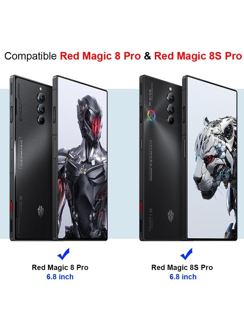 SYOSI - Red Magic 8 Pro/8S Pro Case, Metal Frame and Clear Tempered Glass Back, Shockproof Camera Protection, Cover for Redmagic 8 Pro/8S Pro - Image 1