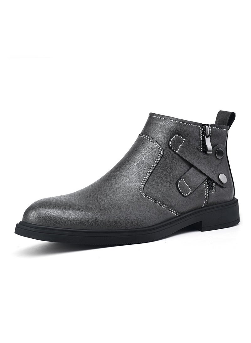 Shougu New Men's Business Leather Shoes - Image 1