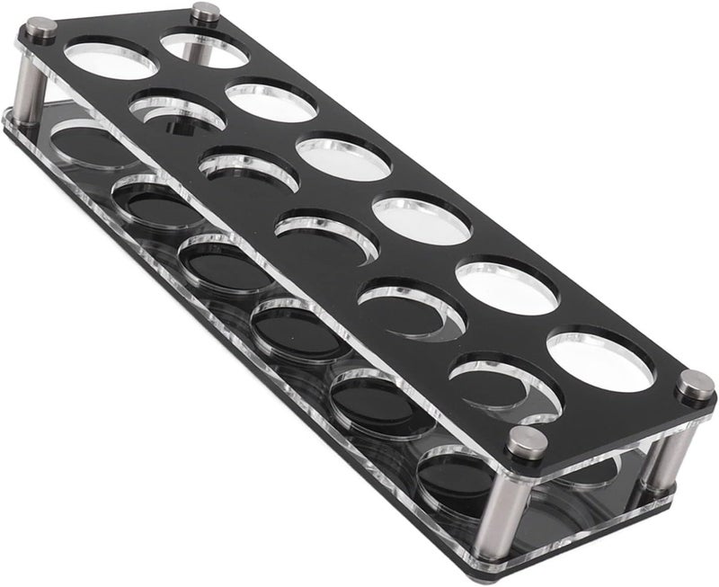 Acrylic Wine Bottle Display Holder 2x6 12 Head Combination Cup Rack For Home Bar Storage - Image 1