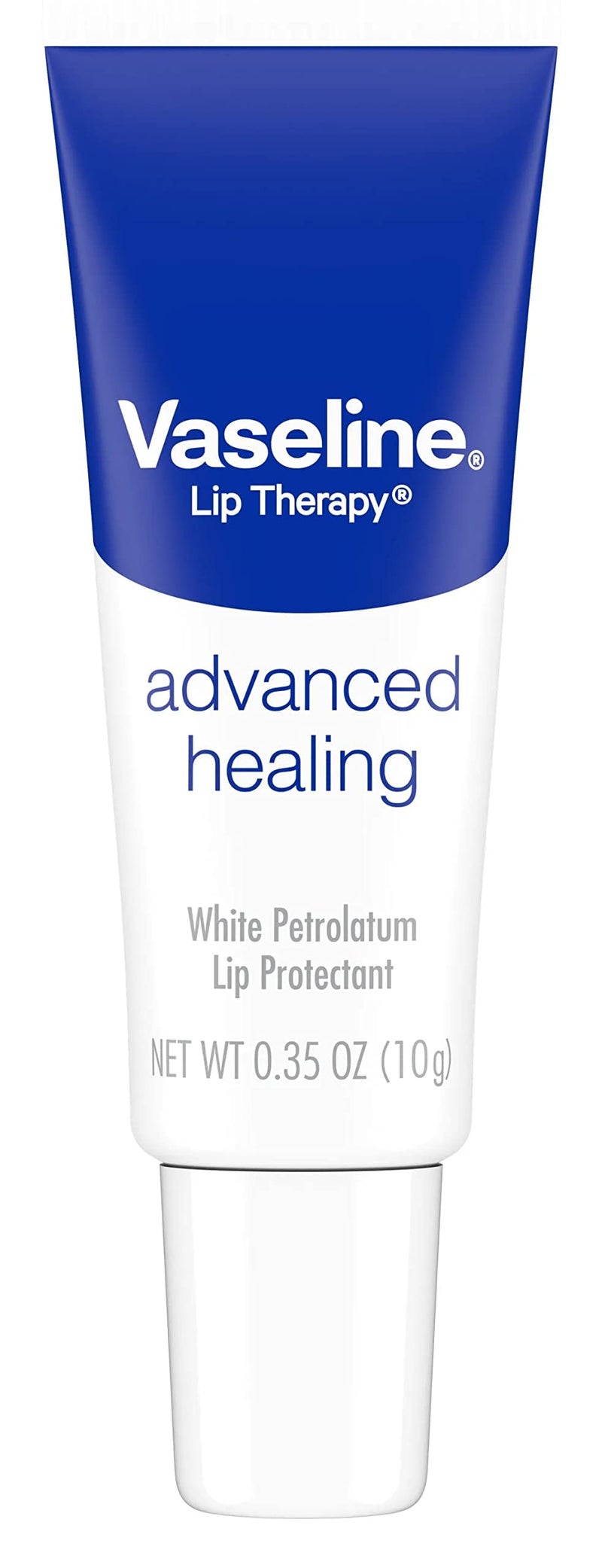 Vaseline Lip Therapy Lip Balm Tube, Advanced Healing Lip Protectant, 0.35 OZ - Image 2