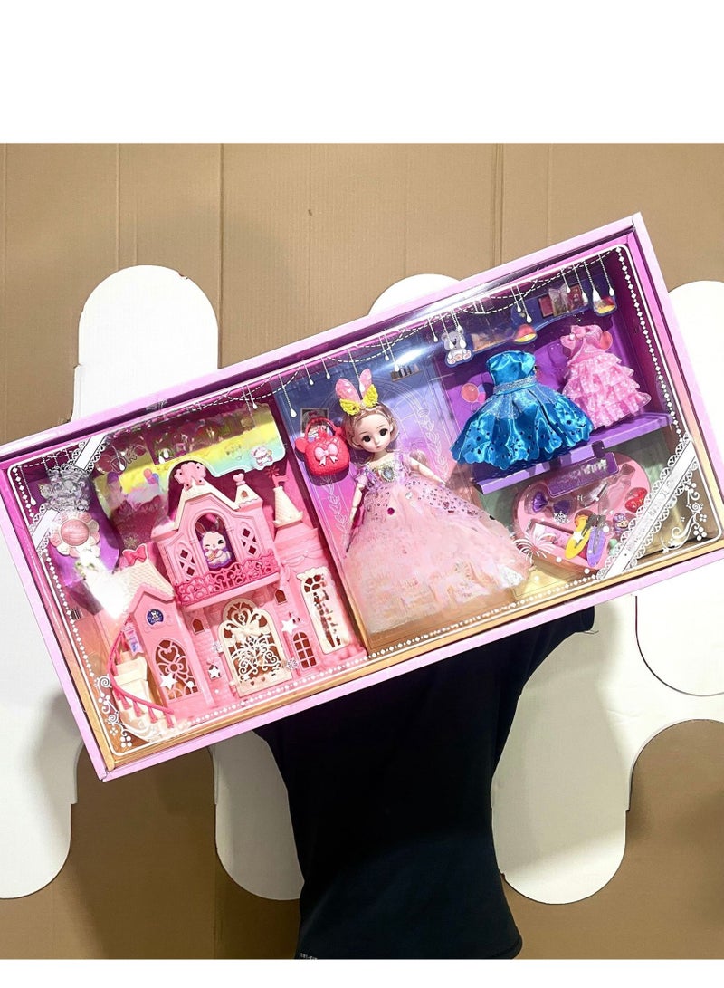 Girl Dress Up Castle Princess Children's Toy Set Gift Box - Image 1