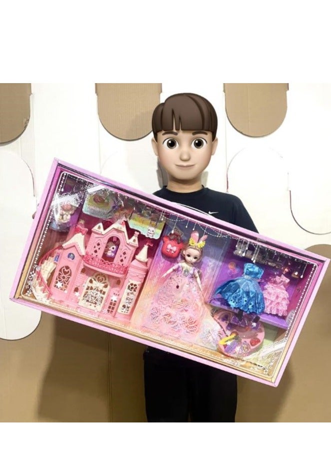 Girl Dress Up Castle Princess Children's Toy Set Gift Box - Image 4