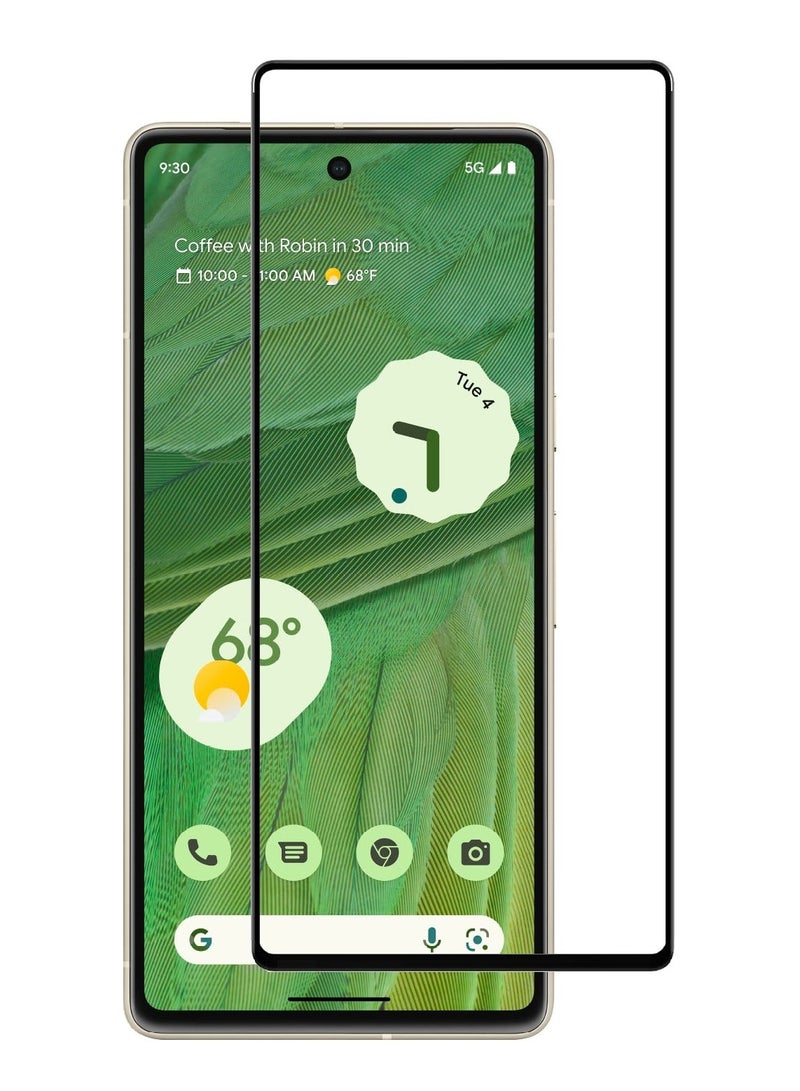 CATANES Google Pixel 7 Screen Protector Tempered Glass 9H Anti-Scratch Shatterproof HD Edge to Edge Full Coverage Film 6.3 inch - Image 1