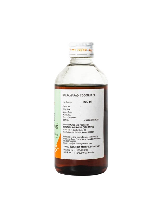 SITARAM زيت نالبامارادي من سيتارام أيورفيدا 200 مل | زيت نالبامارادي الأيورفيدي من كيرالا لعلاج تفتيح البشرة - Image 2