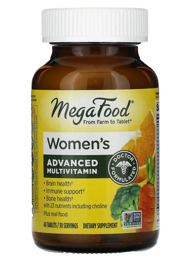 MegaFood فيتامينات متعددة متقدمة للنساء 60 قرص