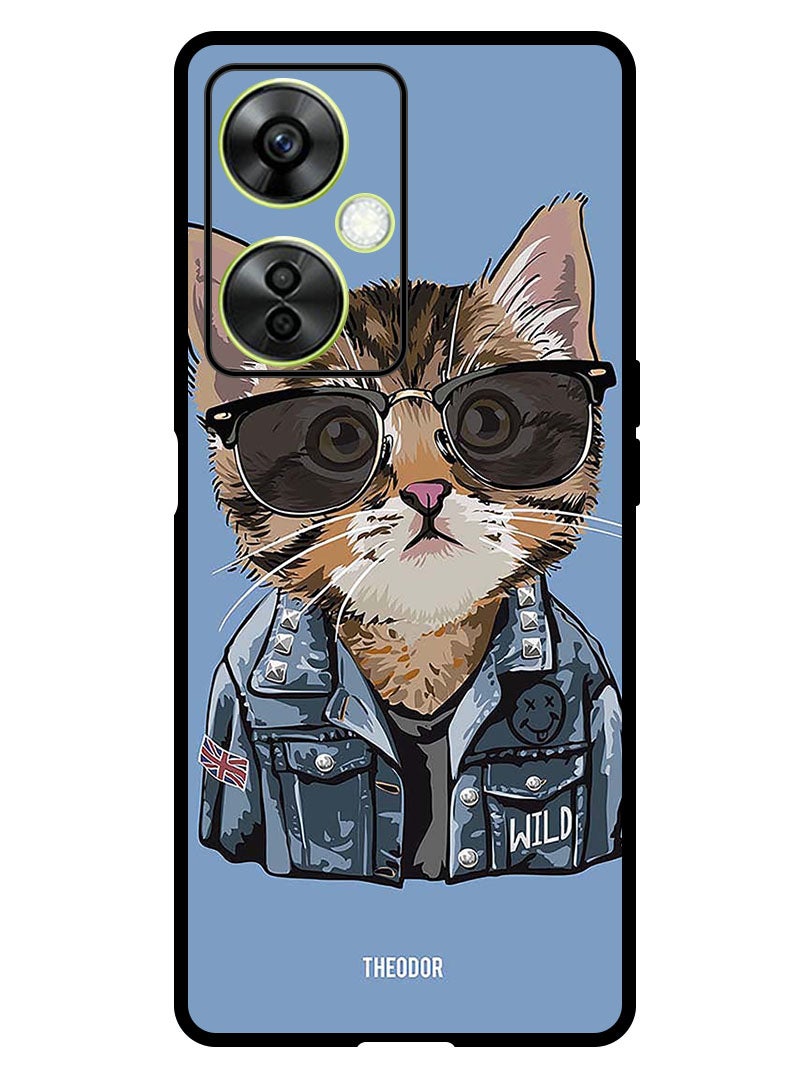Theodor Protective Case Anti Scratch Shock Proof Bumper Cover For OnePlus Nord CE 3 Lite Swag Cat - Image 1