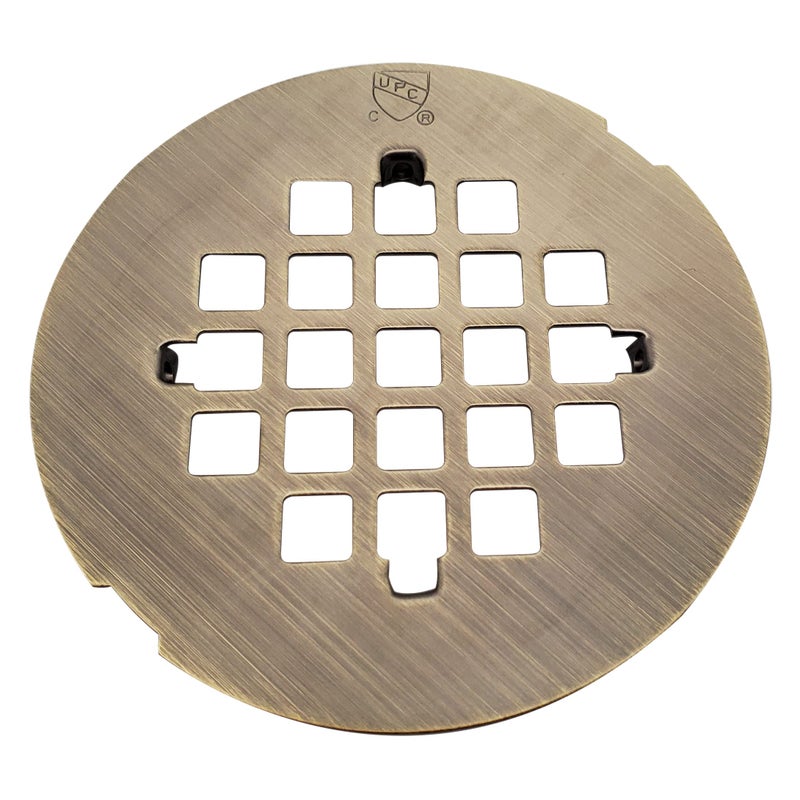 ويست براس Westbrass 4-1/4"" Od Casper نحاس مصفاة دش شبكية عتيقة D319-06 - Image 1